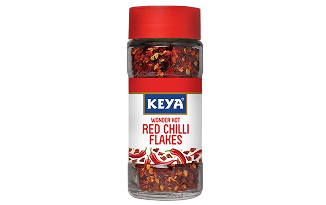 Keya Red Chilli Flakes (Wonder Hot)   Bottle  40 grams